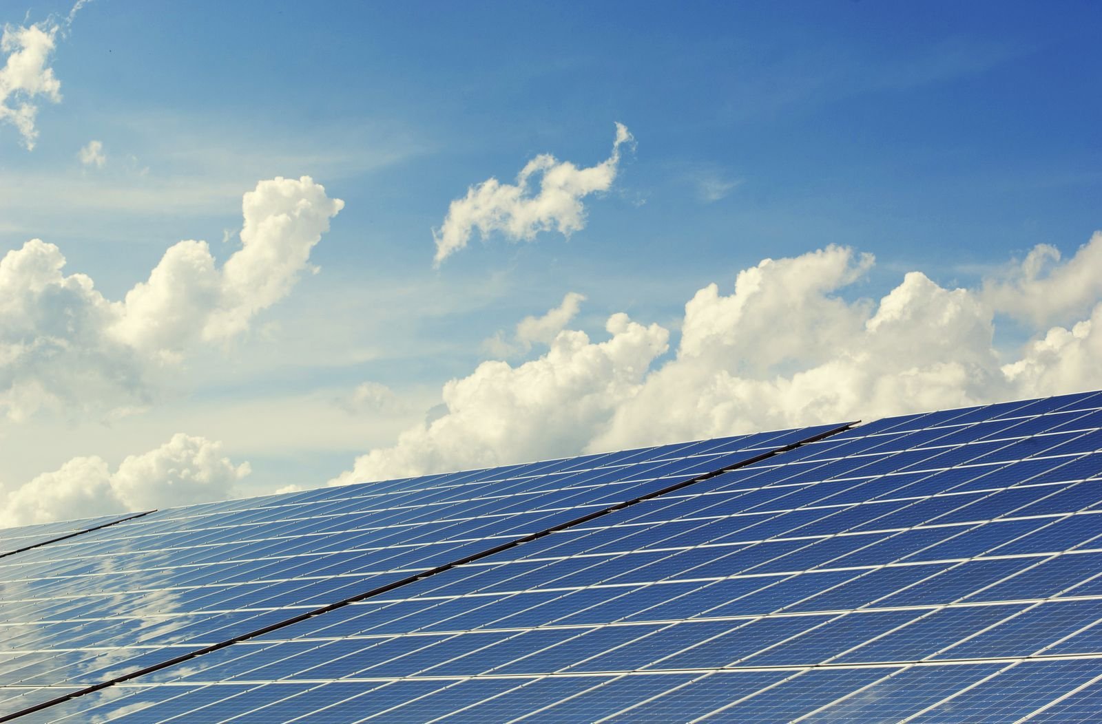 Solar Panel Board Close-Up