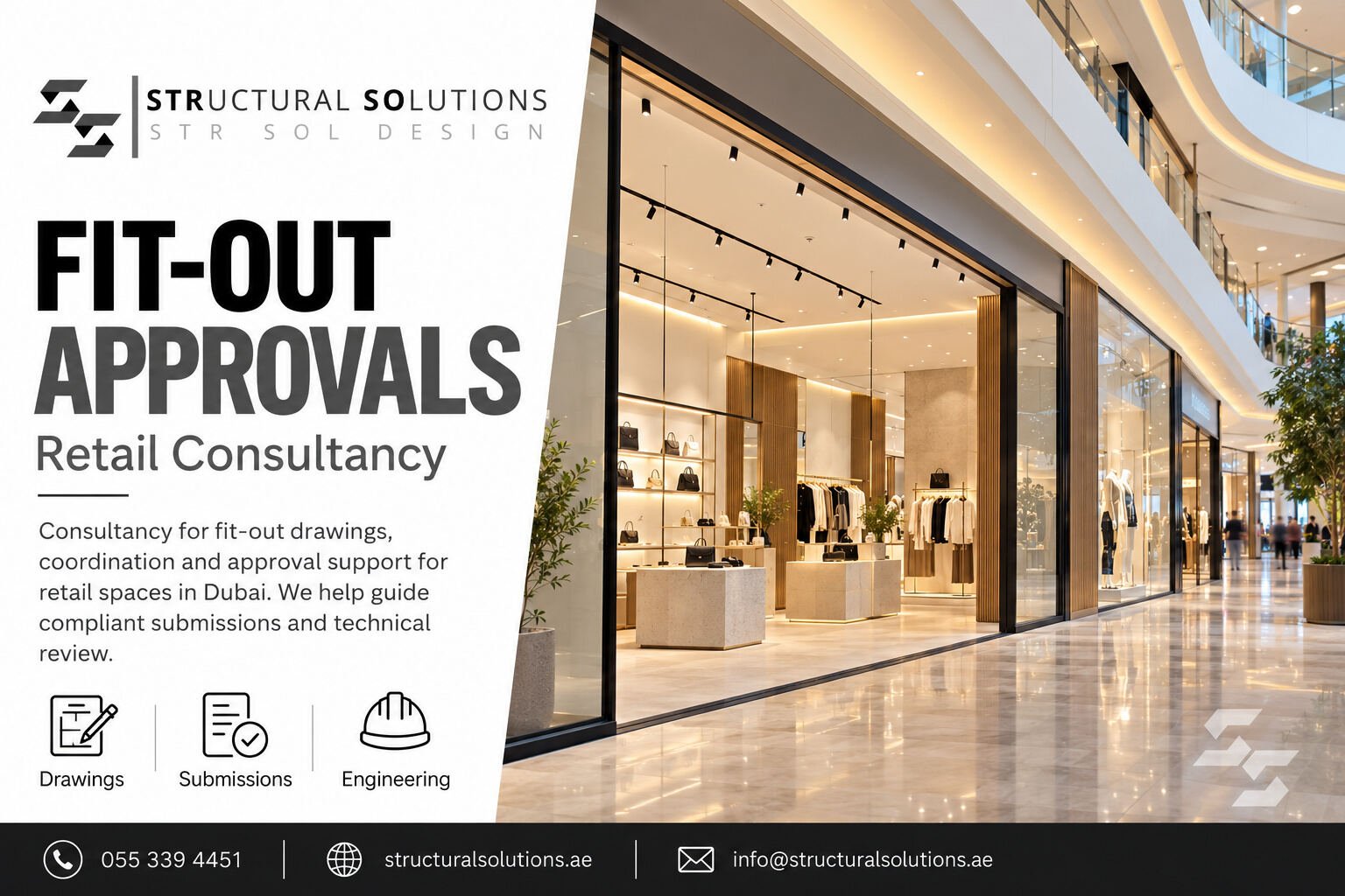 Office and retail fit-out approvals in Dubai — Structural Solutions