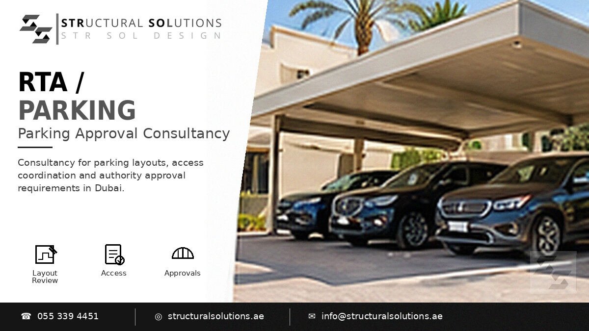 RTA parking and access approval in Dubai — Structural Solutions