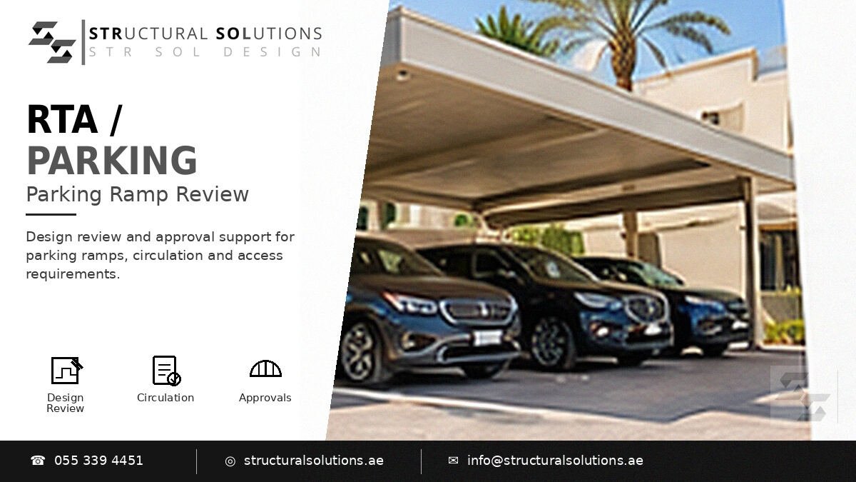 RTA parking and access approval in Dubai — Structural Solutions