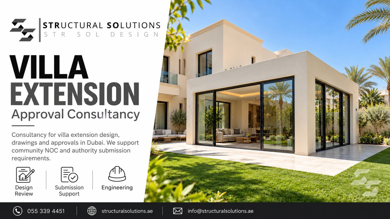 Villa extension in Dubai — Structural Solutions