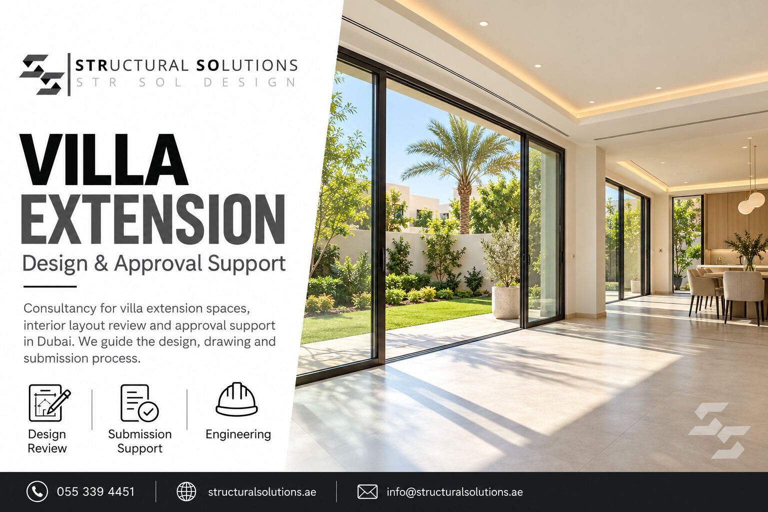 Villa extension in Dubai — Structural Solutions