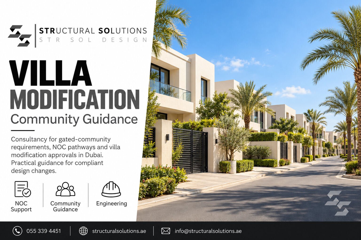 Villa modification in a Dubai community — Structural Solutions